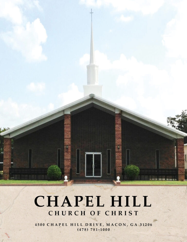 COVER Chapel Hill COC Macon Church Directory for Chapel Hill Church Of Christ