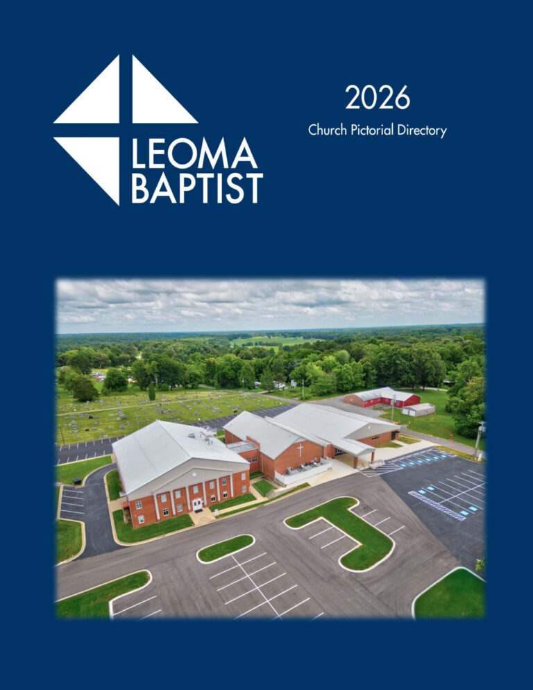 COVER Leoma Baptist Church Church Directory for Leoma Baptist Church