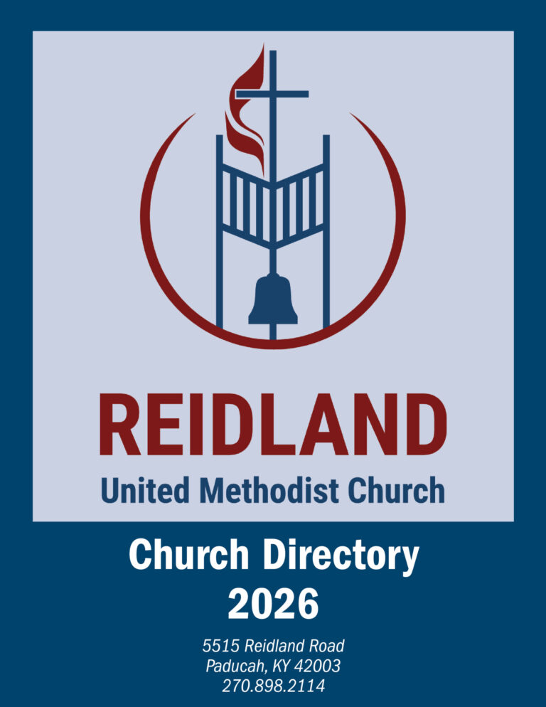 COVER Reidland UMC Church Directory for Reidland United Methodist Church
