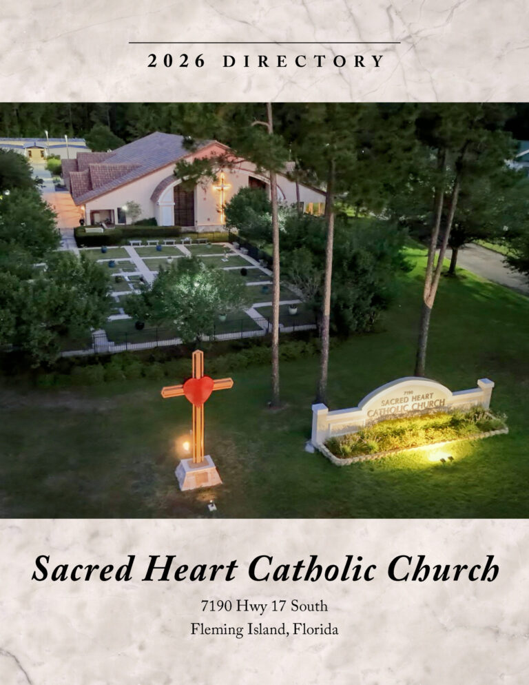 COVER Sacred Heart Fleming Island Church Directory for Sacred Heart Catholic Church
