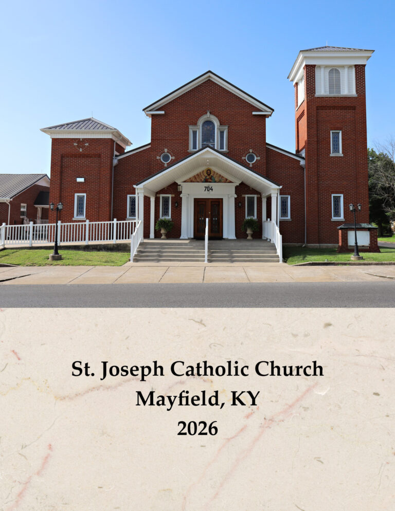 COVER St Joseph Mayfield Church Directory for St Joseph Catholic Church